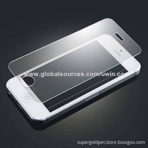 Tempered Glass Screen Protector for iPhone 5/5S, Dust-proof, Shock-proof